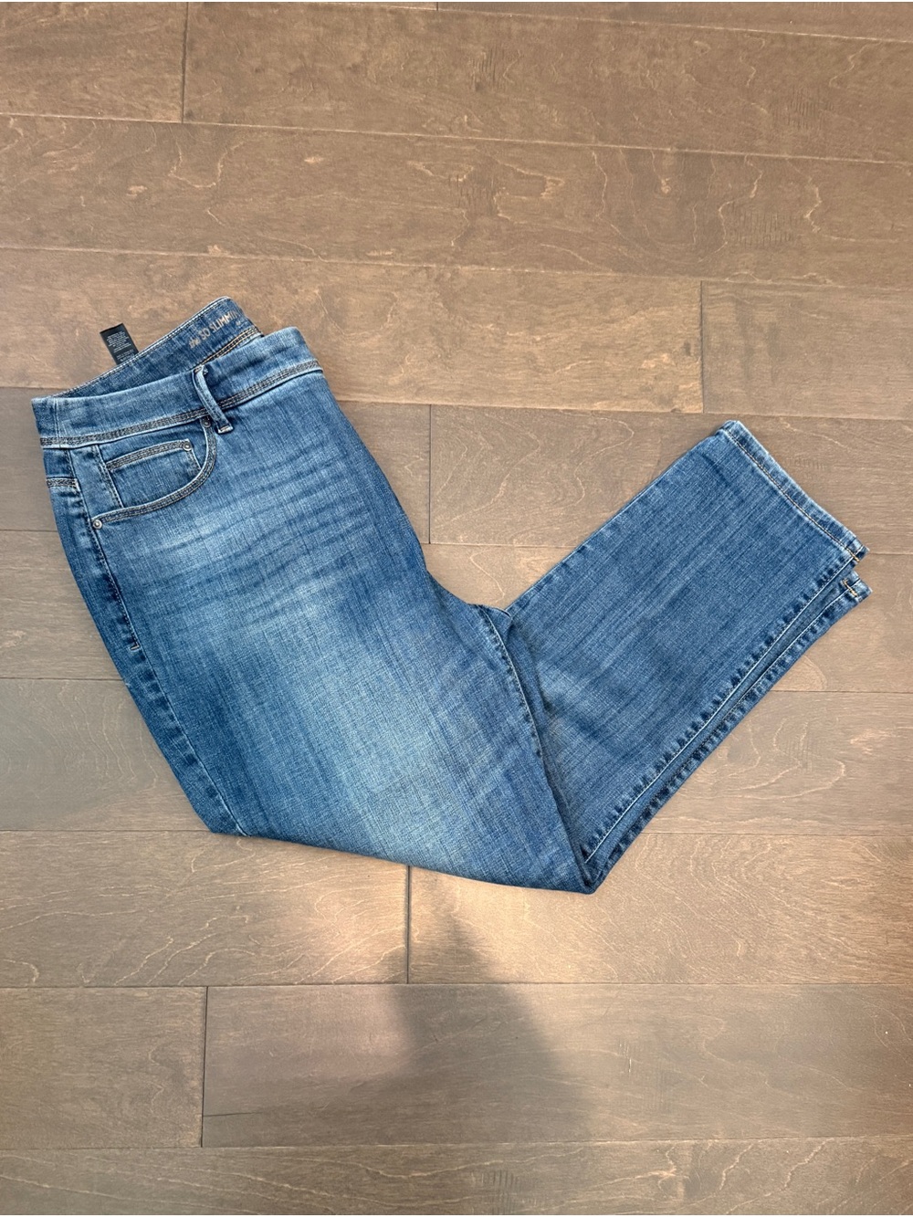 Chico's So Slimming Women's Medium Blue Cropped Jeans Size 12 Chicos 2